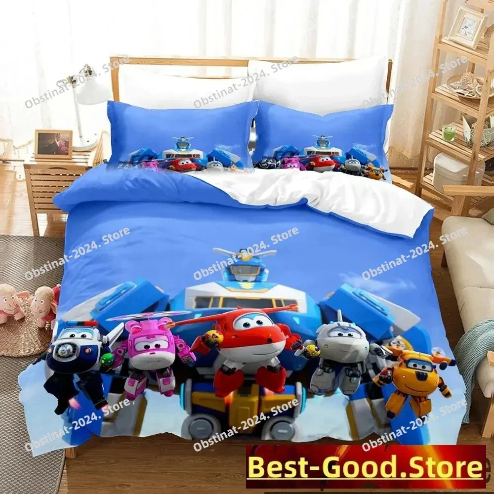 3D Super Cartoon Wings Bedding Set Duvet Cover Full Queen King Size Pillowcase Bed Print Bed Set Aldult Kid Bedroom Single Twin