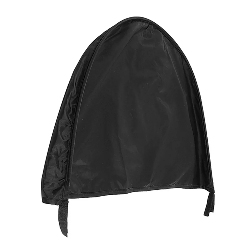 Toldo de tela Oxford para cochecito, cubierta antipolvo a prueba de viento, Accesorios Negros para cochecito, sombrilla para cochecito, protector solar para cochecito de bebé