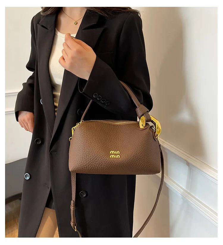 

2025 Premium Lunch Bag - Crossbody/Shoulder/Handheld, Stylish Trendy Bento Bag, Elegant Commuter Purse