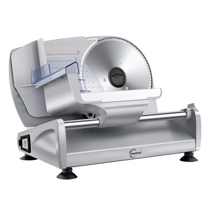 Electric Food Slicer Desktop Meat Slicer cutter Mutton Rolls Meat Cutting Machine Vegetable Bread Sausage Slicing Machine 220V