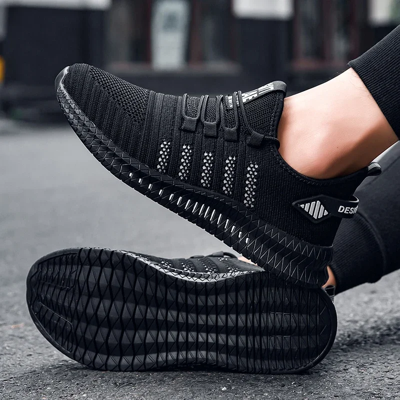 Summer Men Shoes Lac-up Mesh Men Casual Shoes Lightweight Comfortable Walking Sneakers Tenis Masculino Zapatillas Hombre