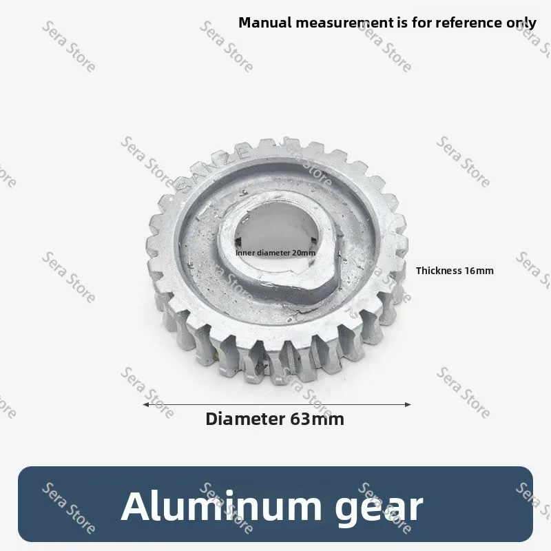 Lawn Mower Gearbox for Weeding Wheel Accessories Worm Gear Part 4 Stroke Copper Gear Aluminum Gear (29 Teeth)
