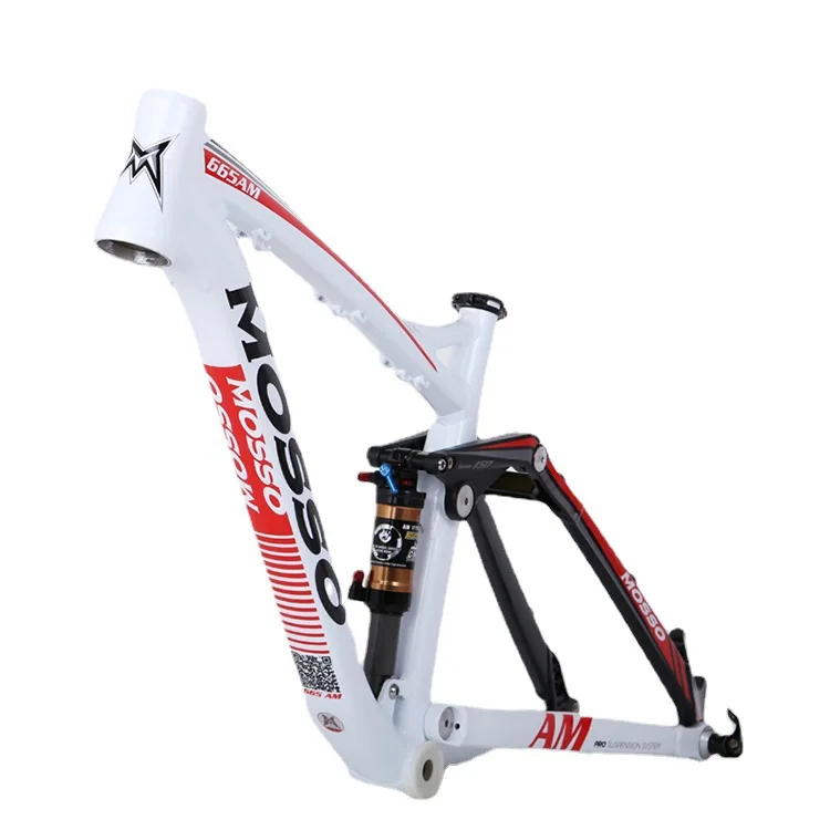 Mountain bike frame 26 * 16.5 inch shock absorber air pressure + bowl set seat bundle