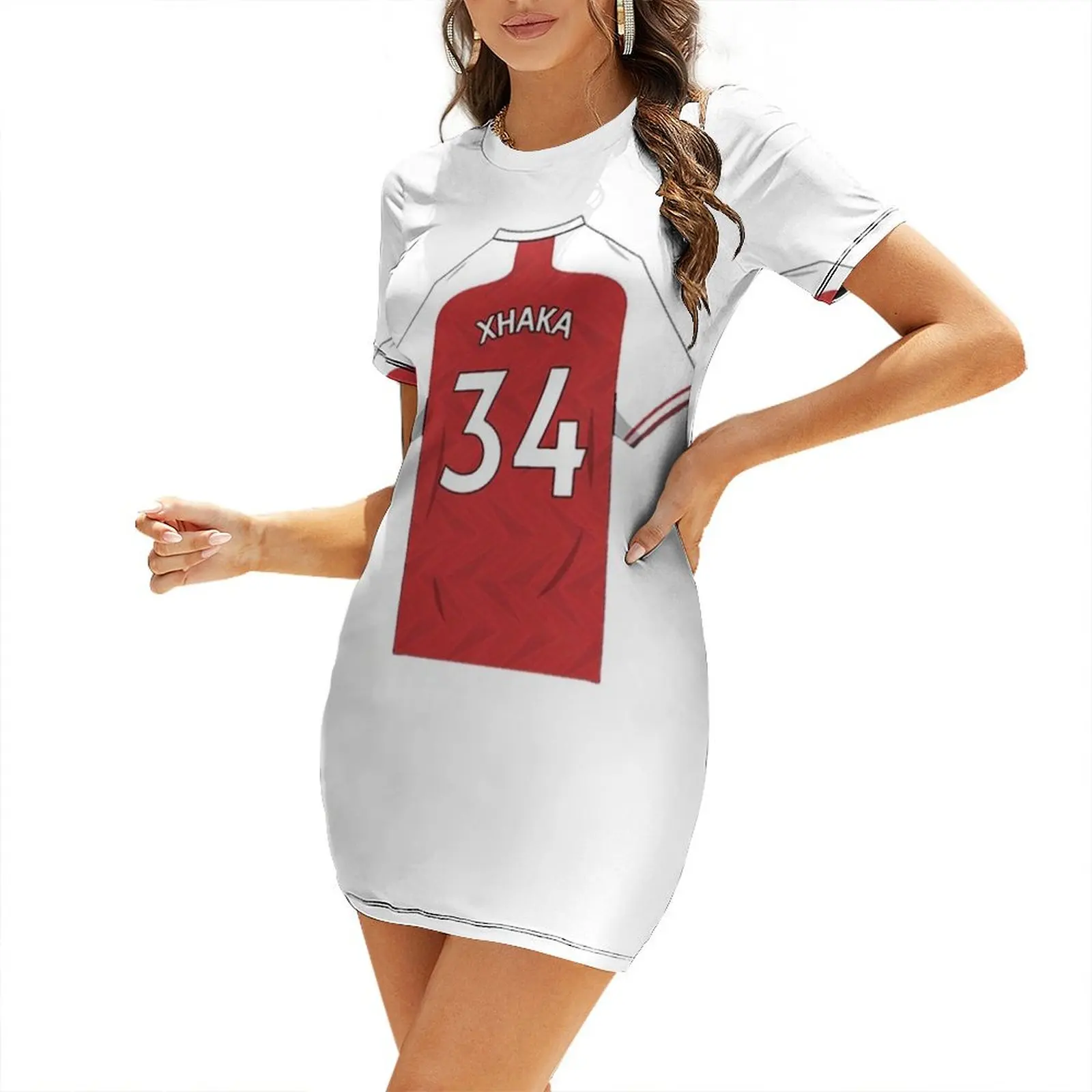 

Granit Xhaka 2022 Jersey Short Sleeved Dress Dress women dresses for woman 2024