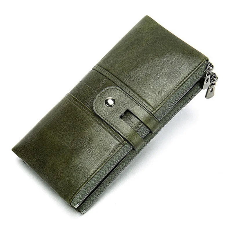 New model RFID wallet - Long style women's multi-card slot credit card bag - Leather - Women's money clip handbag - Zero wallet