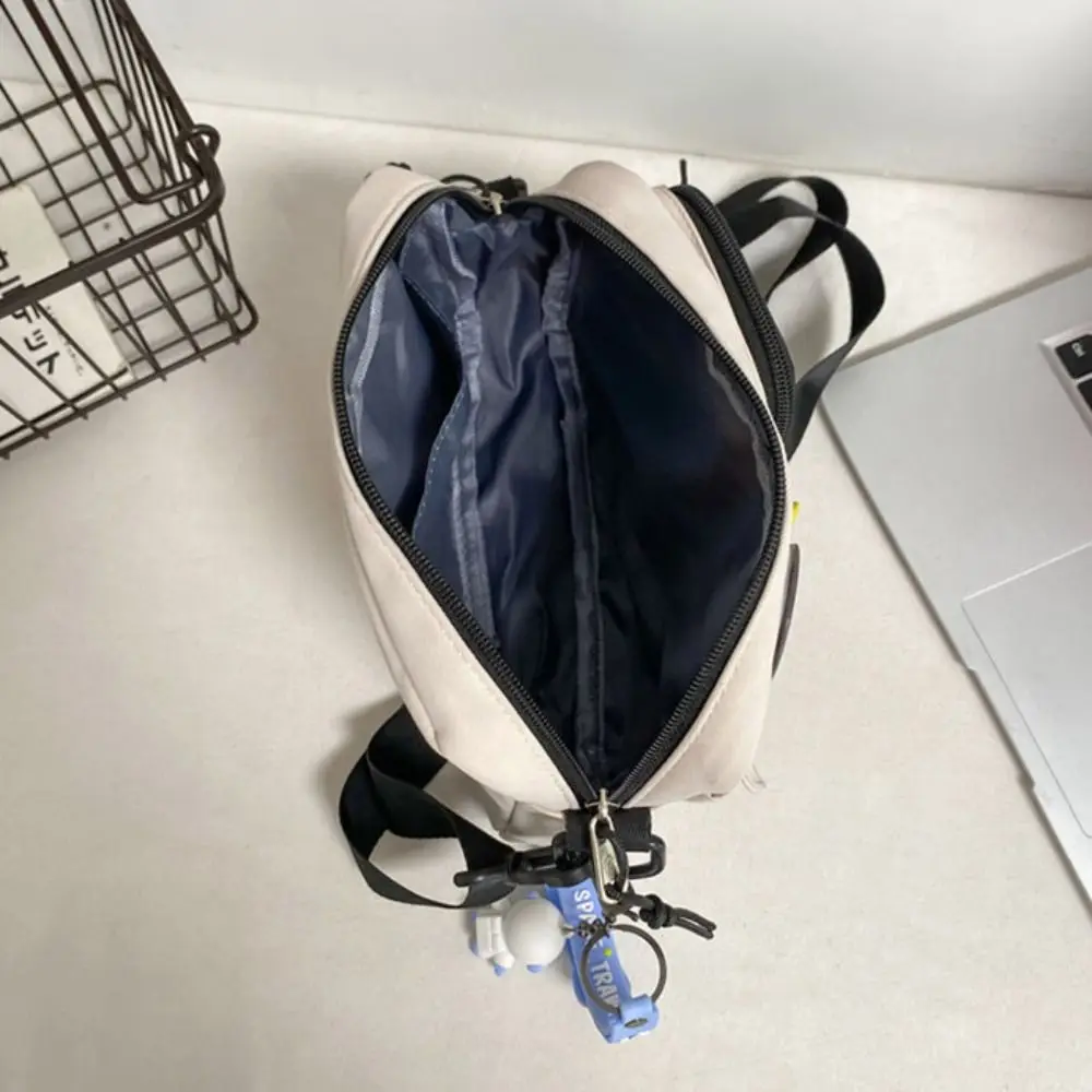 New Trend Quick-dry Canvas Shoulder Bag Portable Harajuku Men Crossbody Bag Coin Pouch Korean Style Mobile Phone Pack Daily