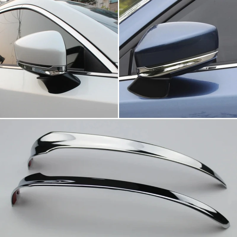 

Rear Door Window Strip Molding Cover Trim For Mazda CX-9 CX-5 2017 - 2022 Accessories ABS Chrome Outside Rearview Mirror