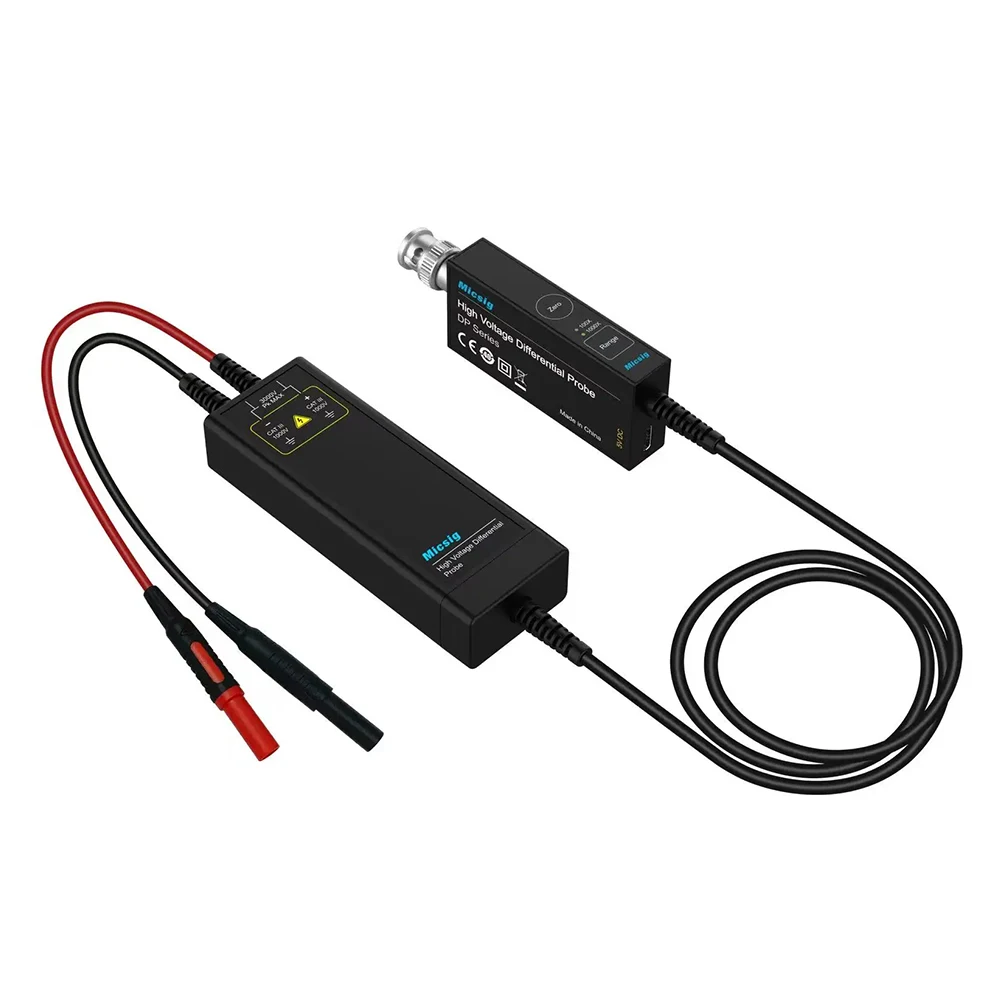 Micsig DP702 High Voltage Differential Probe 200MHz Oscilloscope Probe 20X 200X Attenuation