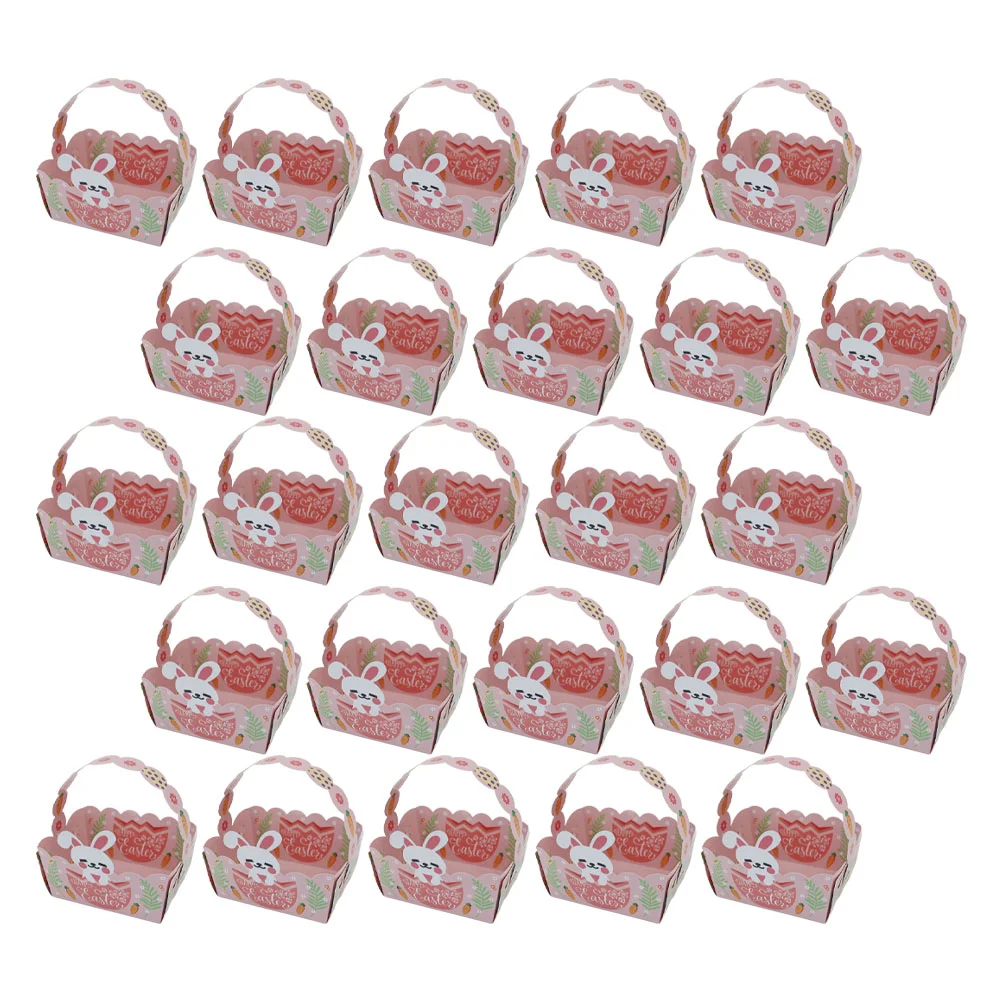 

50 Pcs Easter Candy Box Party Candies Holder Paper Case Snack Container Treat Boxes Favors Storage