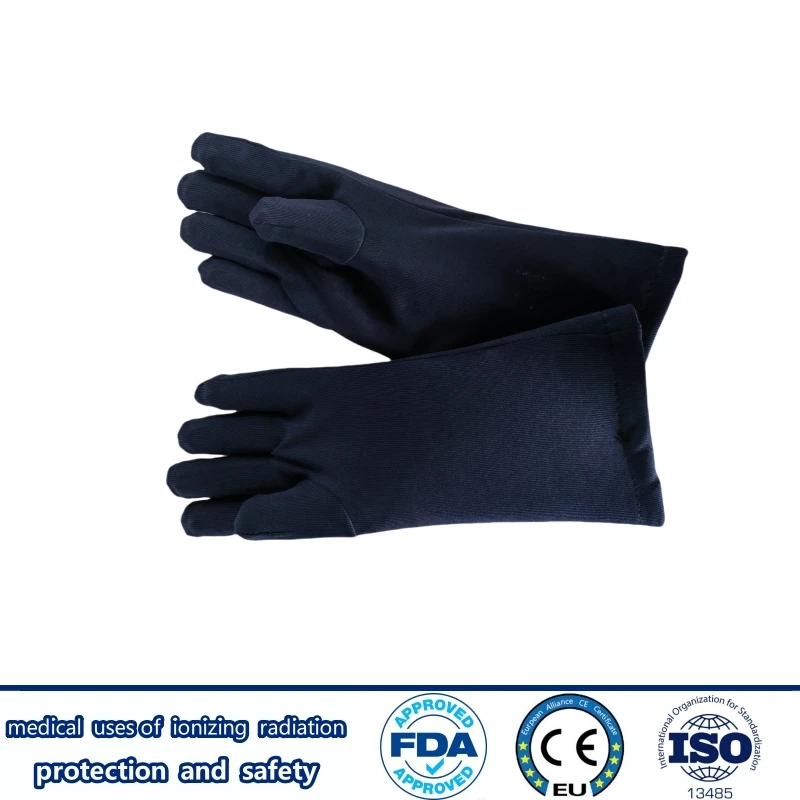 Direct selling x-ray radiation protective 0.35mmpb lead gloves nuclear power plants radiological protection lead gloves image 2
