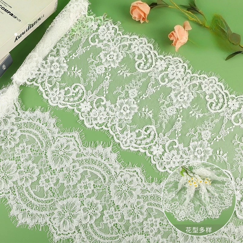 

New Handmade Cording Eyelash Edges Lace Trim Accessories Clothes Toy Tablecloth DIY Sewing Lace Trim