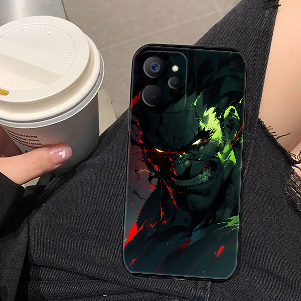 Marvel The Hulk Cool Cover Phone Case For OPPO Realme 13 12 11 10 9 9i 8 8i 7 7i 6 5 5i 3 Pro Plus TPU Case Funda Capa Coque