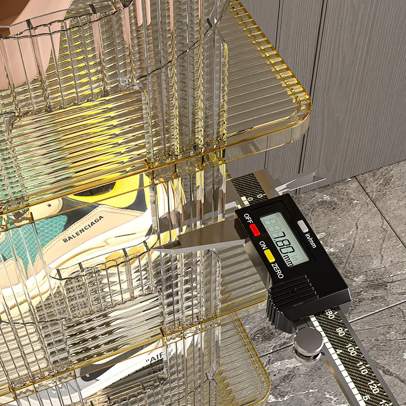 Custom Home Entryway Shoe Rack Multi-layer Narrow Simple Folding Corner Shoe Storage Rack Shoe Cabinet Non-Magic