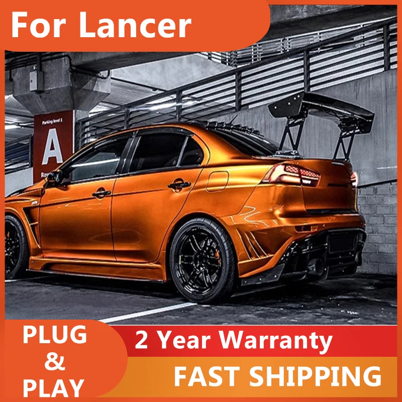 Car Accessories for Mitsubishi Lancer EX Tail Light 2009-2016 Lancer Taillight Rear DRL Fog Brake Turn Signal Reversing