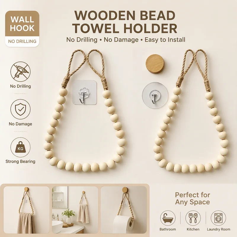 Handwoven Jute Rope Toilet Paper Holder, No Drill Bathroom Tissue Rack with Shelf, Rustic Wall Mount Paper Roll Storage