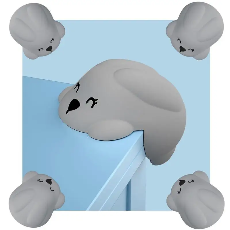 Silicone Corner Protector Baby Safety Puppy Table Corner Protector Sticker Anti-collision Corner Guard Edge Guard For Furniture