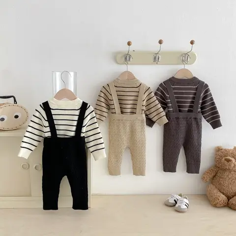 8 best sales stickad babyoutfit - №4