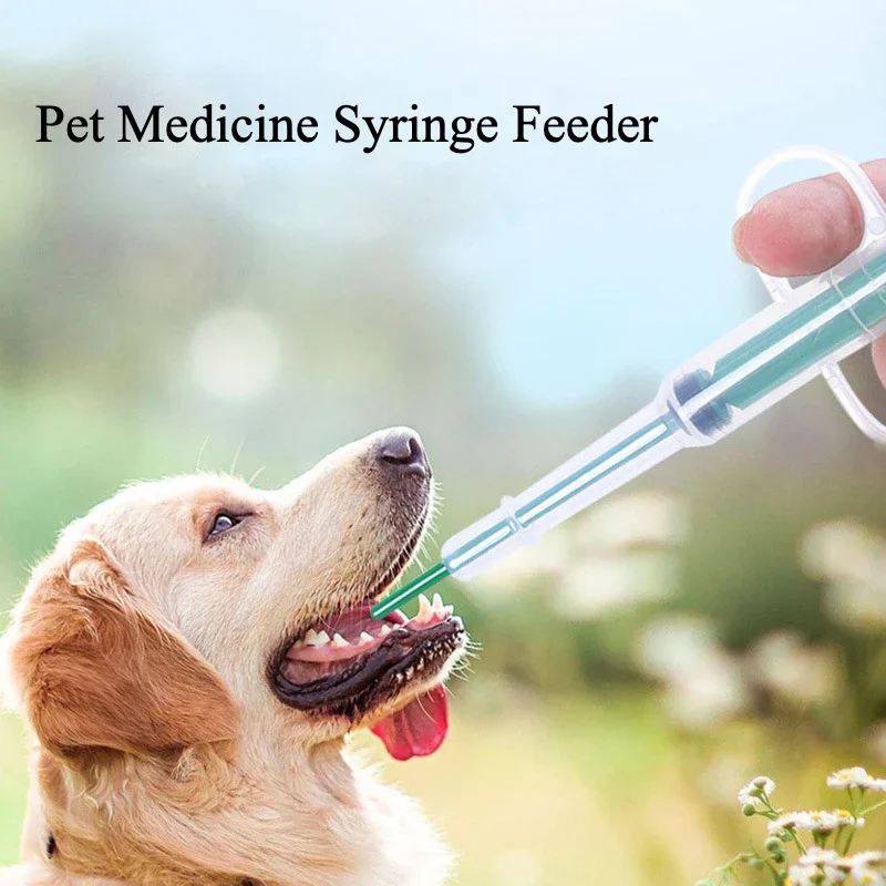 Pet Medicine Syringe Feeder Tablet Pill Gun Piller Push Dispenser Pet Dog Cat Medicine Water Milk Syringes Dog Cat Accessories