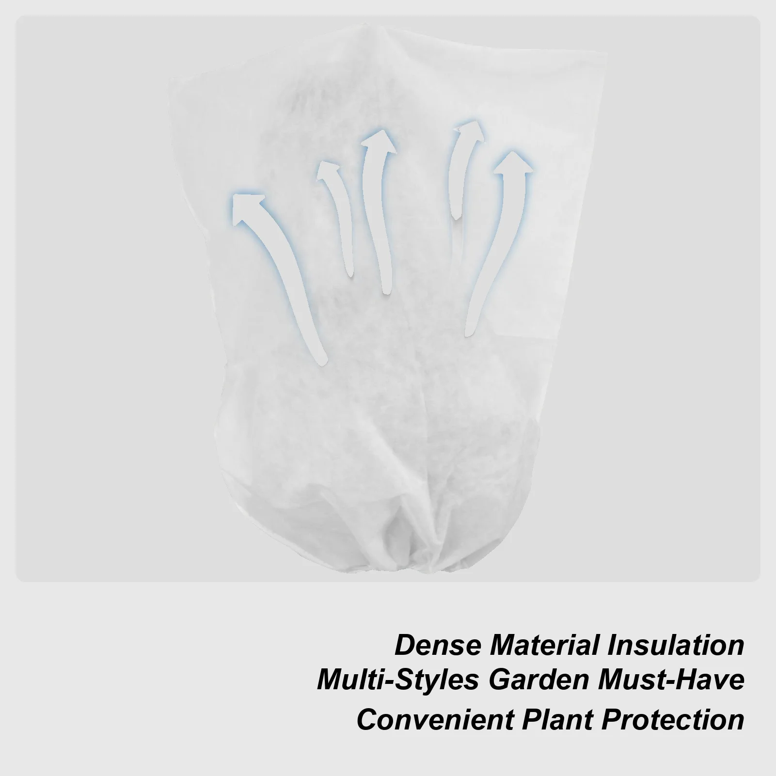 

Plant Covers For Winter Garden Freeze Protection Cover With Drawstring Outdoor Nonwoven Greenhouse Shrubs Blanket For Vegetables