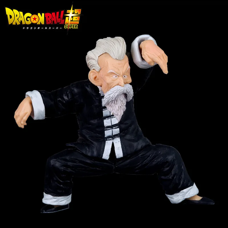 Figura de Dragon Ball Muten Roshi cadenas fuertes Jackie Chun Figura cabeza reemplazable Pvc Gk colección de figuras de acción modelo juguete para regalo