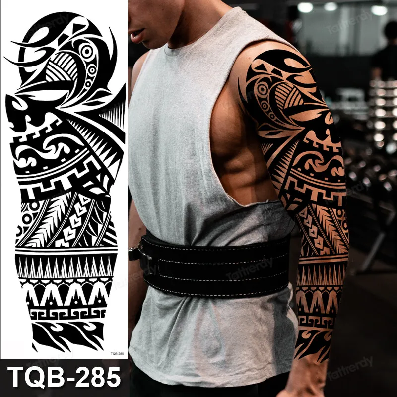 Pegatinas De Tatuajes Para Brazos, Pegatinas De Tatuajes Falsos Impermeables, Tatuajes