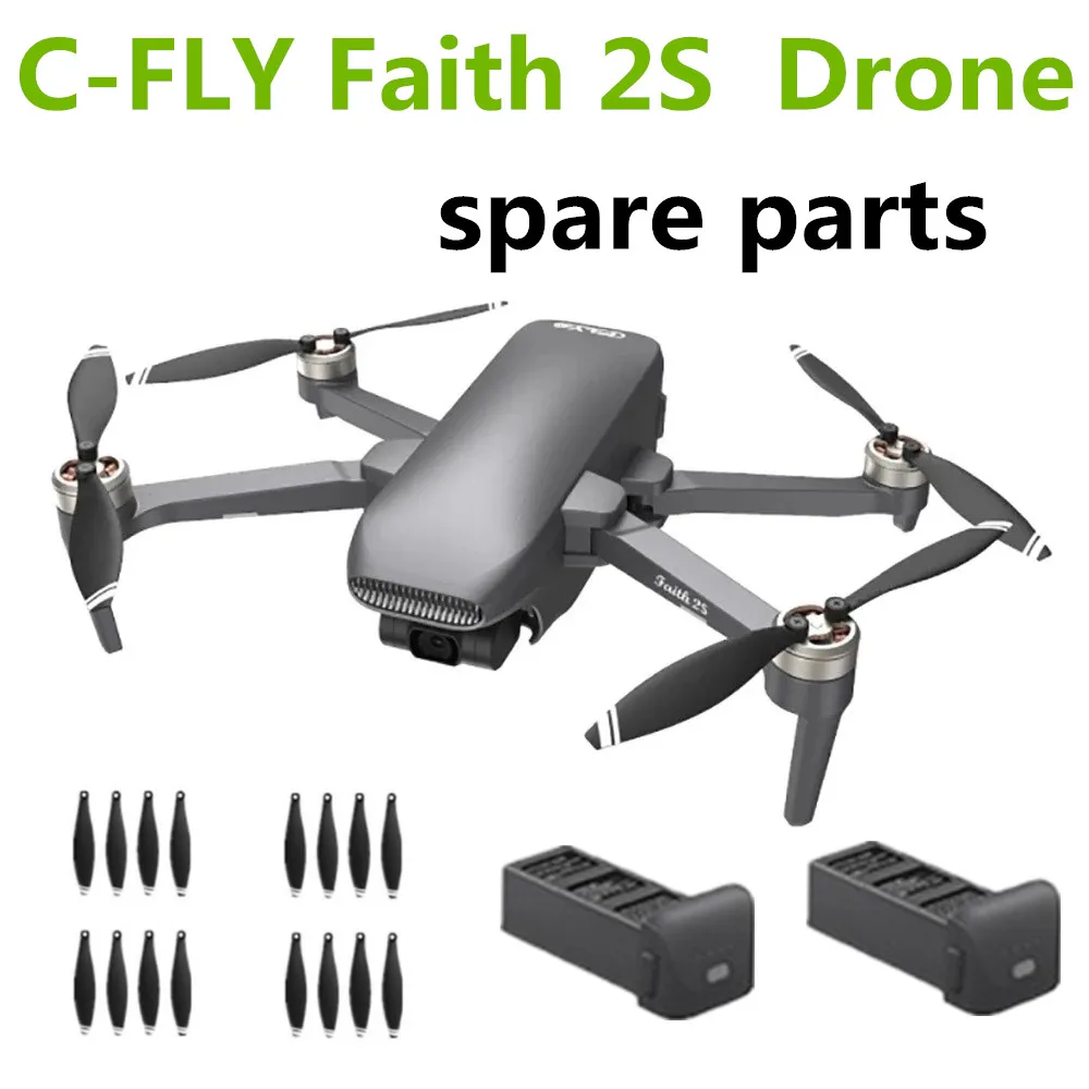 

Faith 2S Drone Battery Original Accessories 11.4V 3100mAh Propeller Blade For C-FLY Faith 2S Quadcopter Parts Flight 35 Mins