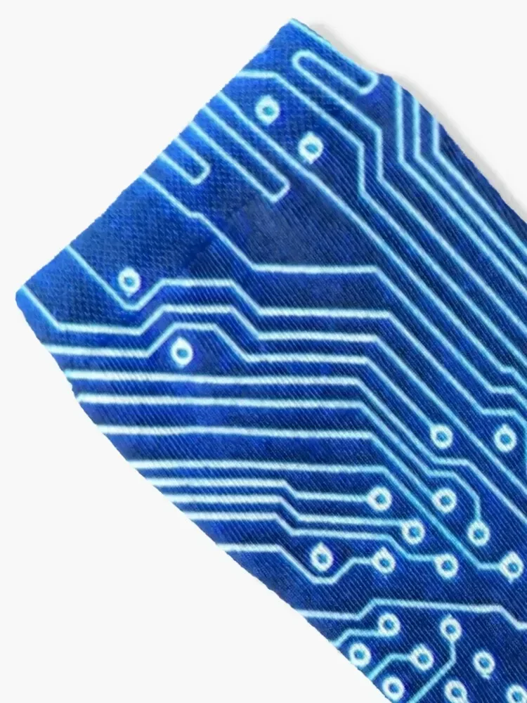 Electronics Circuit on PCB Printed Circuit Board Socks luxury warm winter Socks Men Women's