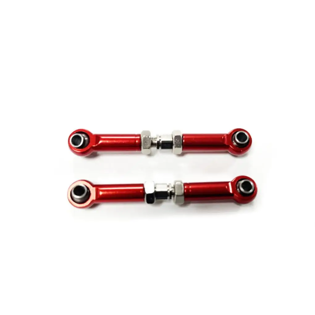 Collegamento dell'asta di collegamento dello sterzo in lega di alluminio per 1/14 MJX 14209 14210 argento CNC leggero e durevole