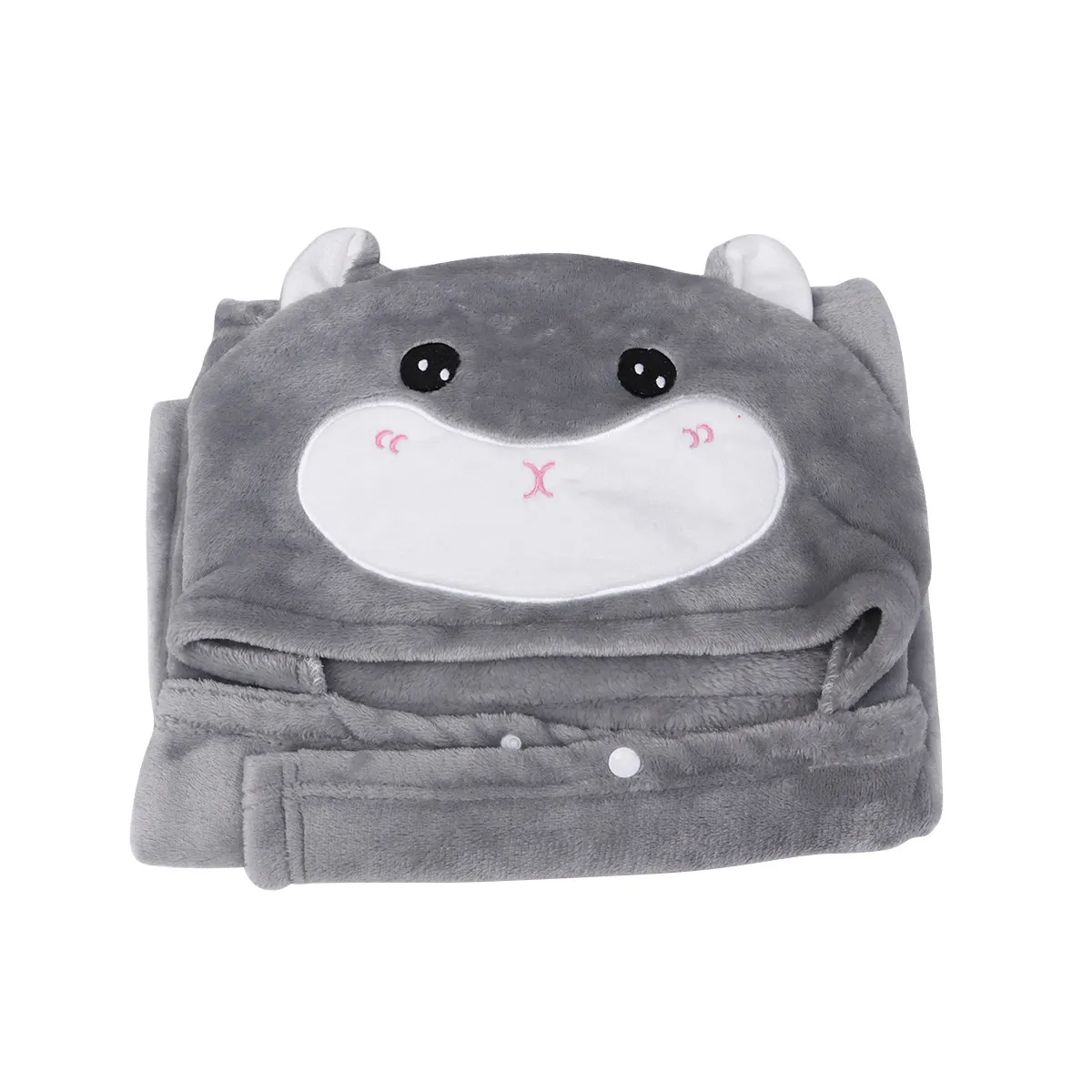 

1Pcs Premium Cartoon Hamster Cloak Blanket Hooded Cape for Boys Girls Fashionable Cozy Wearable At Home Adults Cartoon Cloak
