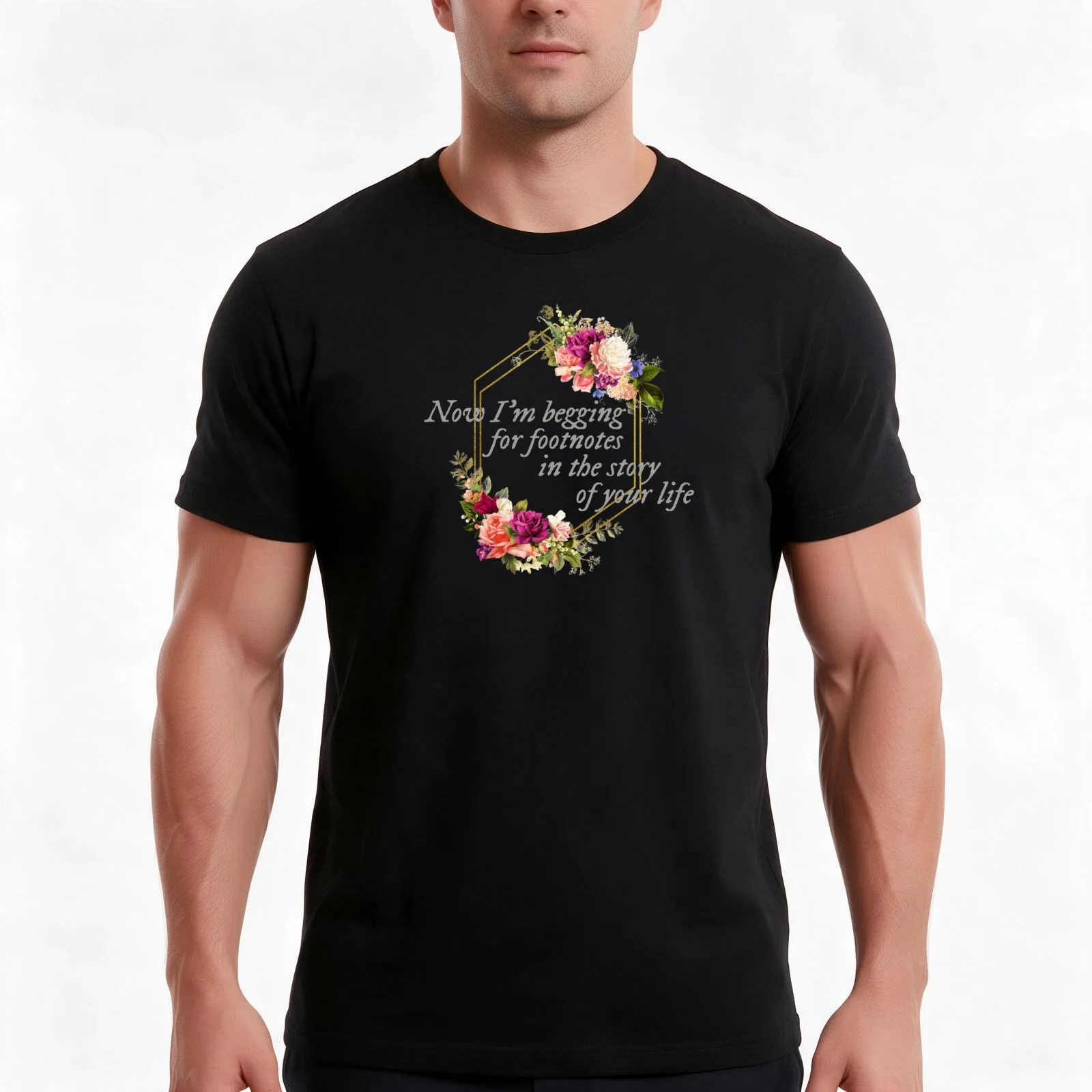 Tolerate it - Begging for your footnotes T-Shirt Summer Casual Cotton Tee Oversized Streetwear Tops Vintage Graphic Print