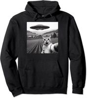 Polarshe's interesting designs of cat selfies and UFO alien-themed printed hoodies are high-quality casual hoodies for men