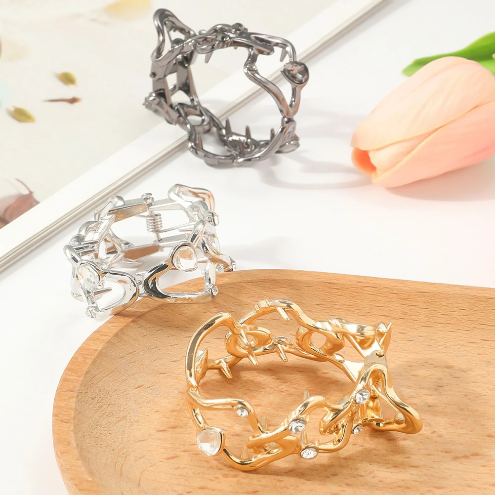 

Hair Clips Women Medium High Ponytail Hairpin Claw for Accessories Zinc Alloy Miss
