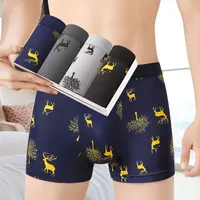 4pcs/lot Men Underwear Sports Boxers for Adult Soft Breathable Shorts Underpants Comfortable Boxershorts Fashion Boys Panties