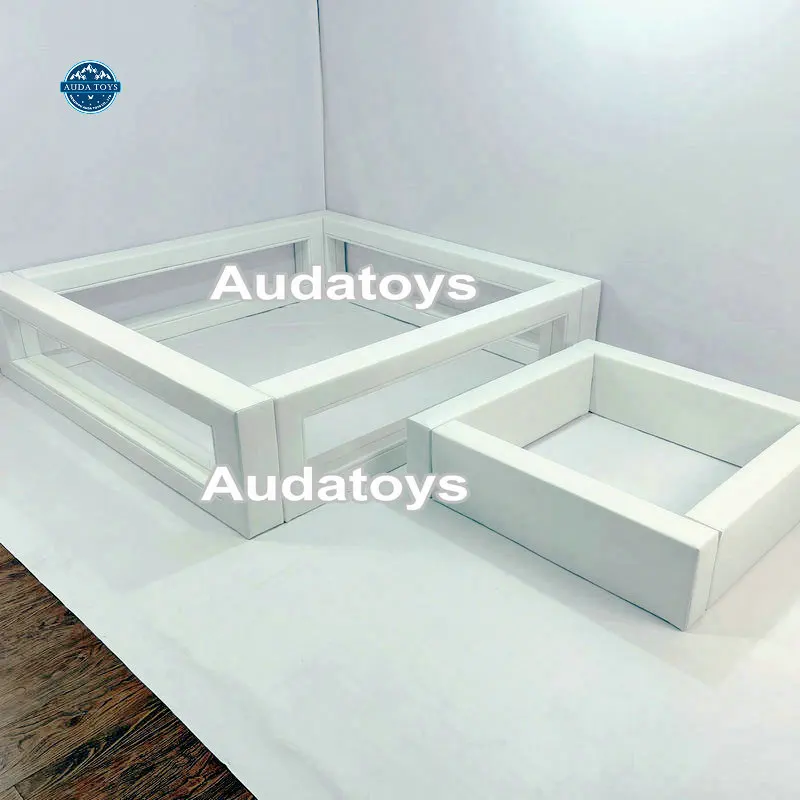 Custom Commercial Soft Play Kids Playground Clear Ball Pool With Window