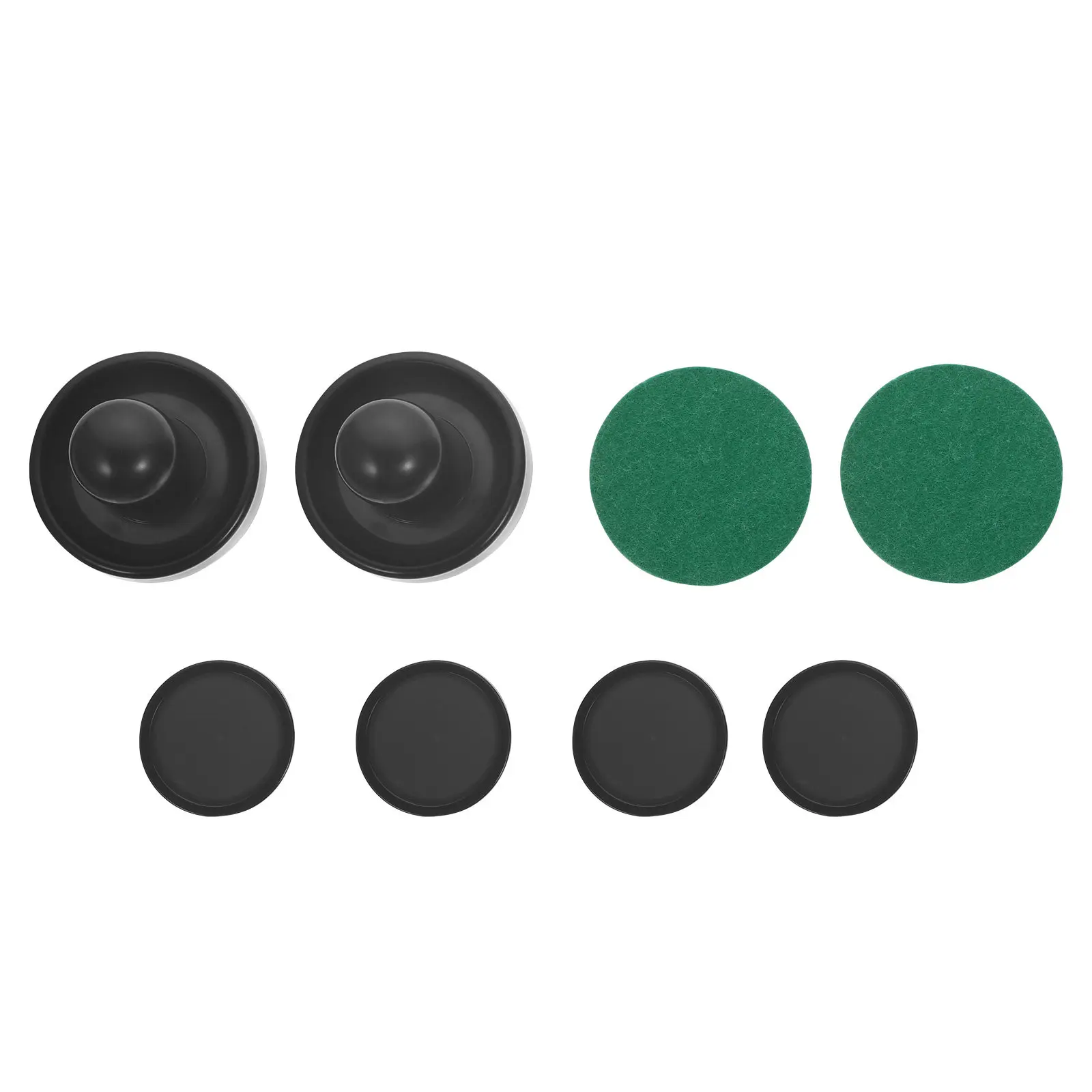 

Набор запчастей для аэрохоккейного стола: сменные шайбы и слайдеры из долговечного пластика для увлекательных соревнований