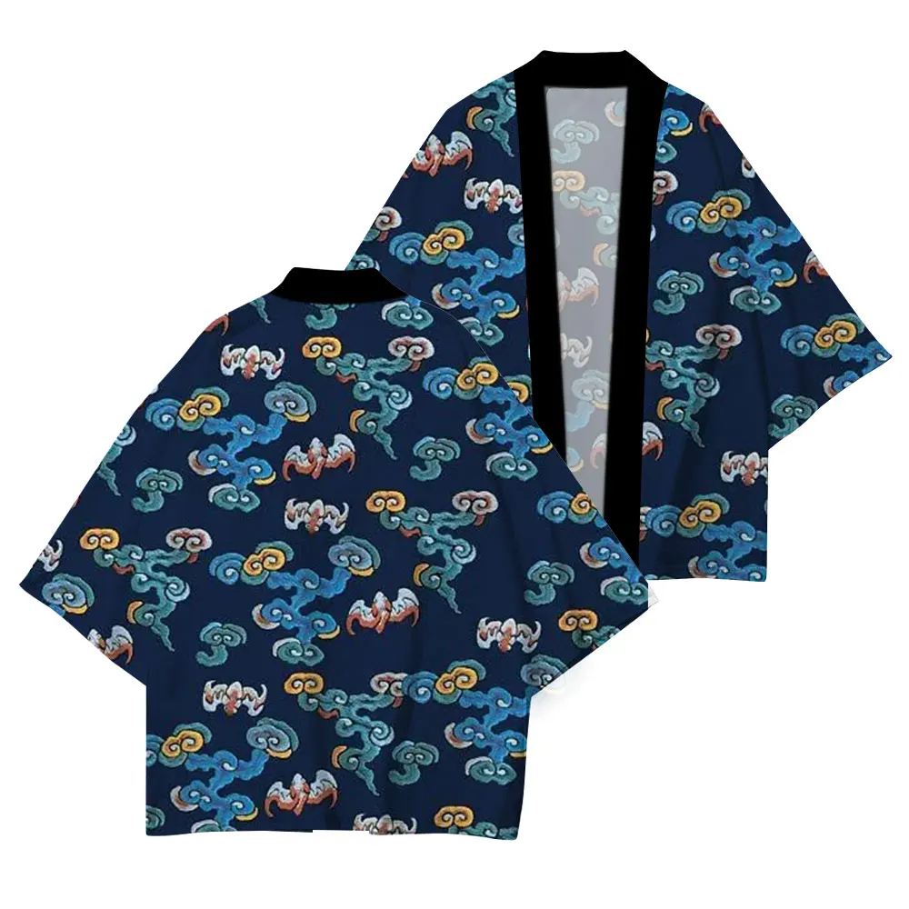 Japanese Traditional Clothing Japanese Kimono High Quality Print Design Casual Casual Summer Camping Picnic UV Protection