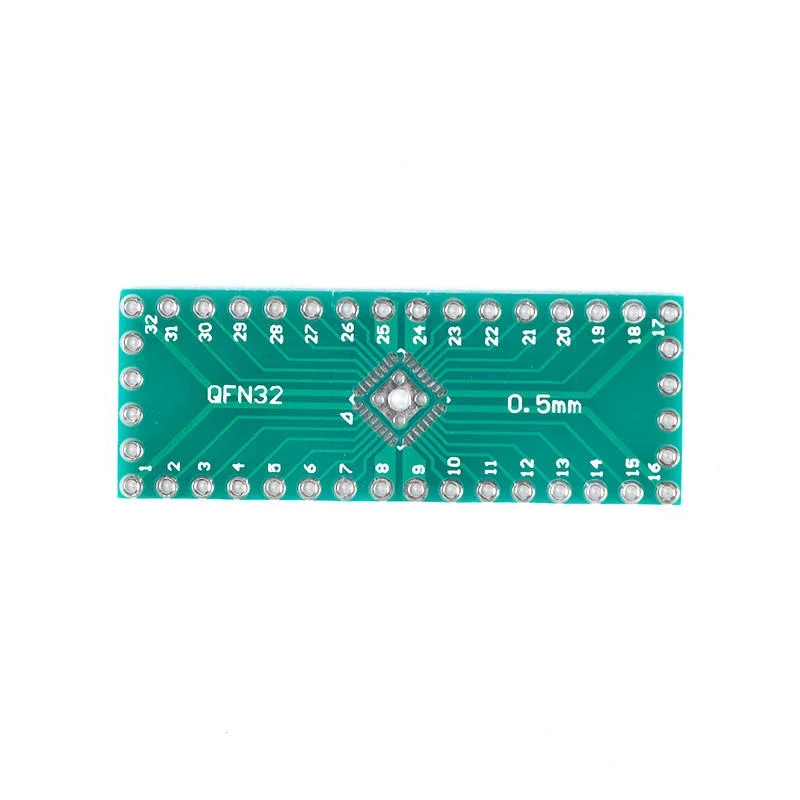 Placa adaptadora QFN32/QFN40 SMD para DIP placa de teste IC de espaçamento de 0,5 mm (5 unidades)
