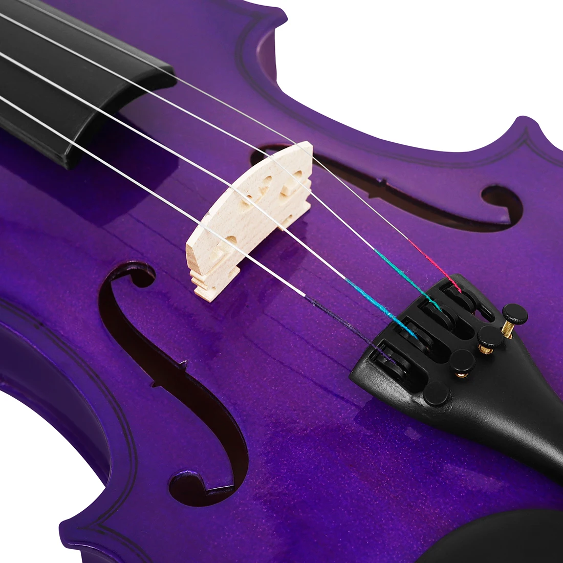 Purple Violin 4/4 Present Suitable Music Course Study With Practical Parts Violin Beginner Professional Level Examination