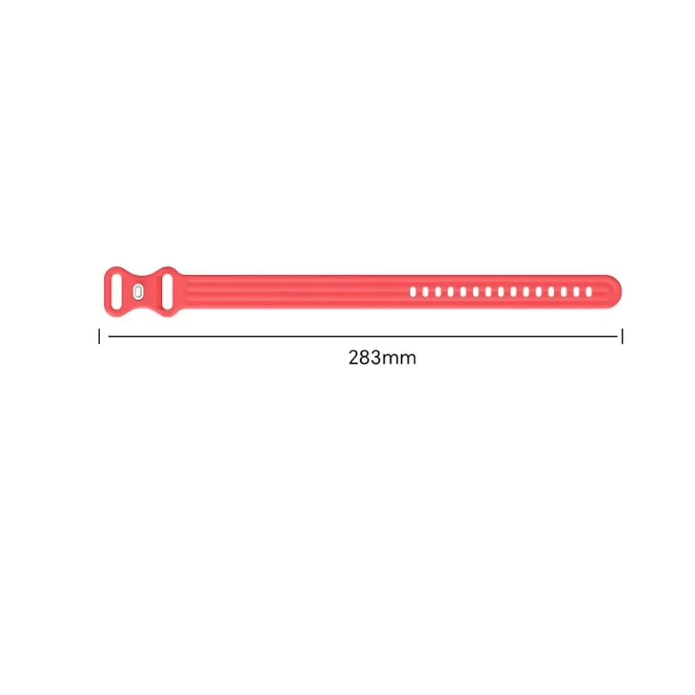 Lightweight Breathable Silicone Watch Band Anti-Drop Secure Butterfly Buckle for Google Fitbit Air Sport Replacement Bracelet