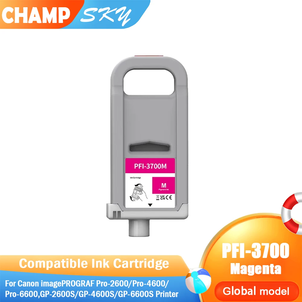 PFI-3700 PFI 3700 PFI-2700 Compatible Inkjet Pigment Ink Cartridge for Canon imagePROGRAF Pro-2600/Pro-4600/Pro-6600,GP-2600S