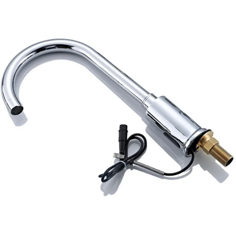 abyn-自動蛇口-タッチフリー電気赤外線センサー-タッチレス自動蛇口-浴室シンク-家具用-公共用