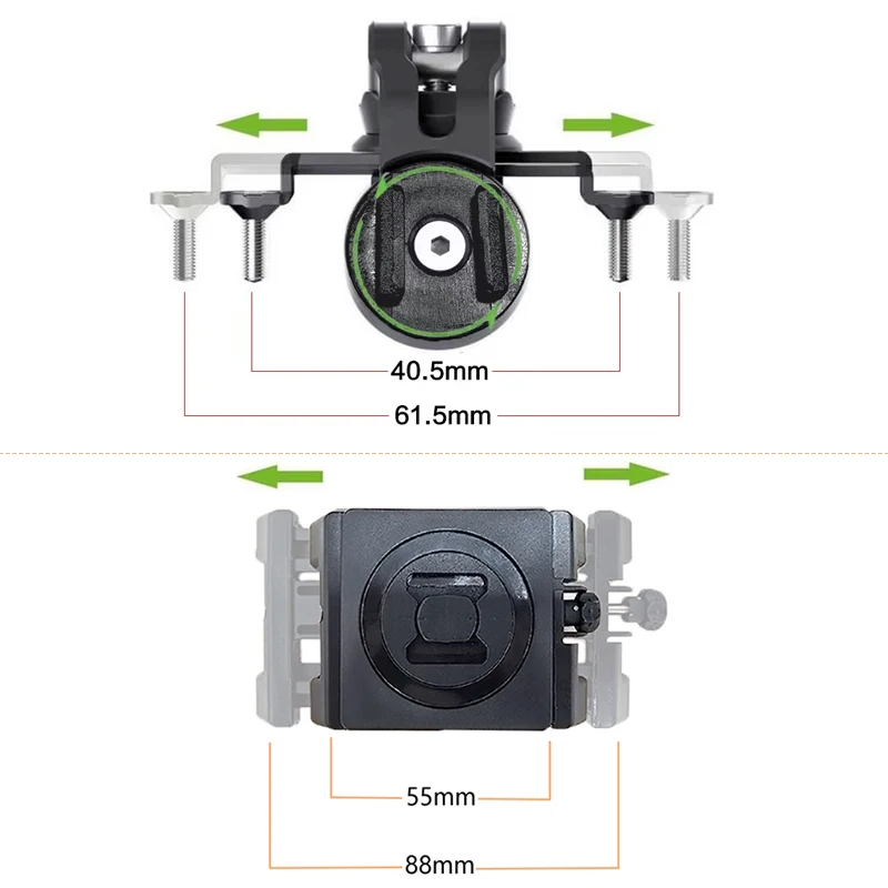 Brake Fluid Cover Mobile Phone Holder Scooter Expansion Oilcan Cap Mount For 40.5-61.5mm Motorcycle Pump Cover Support