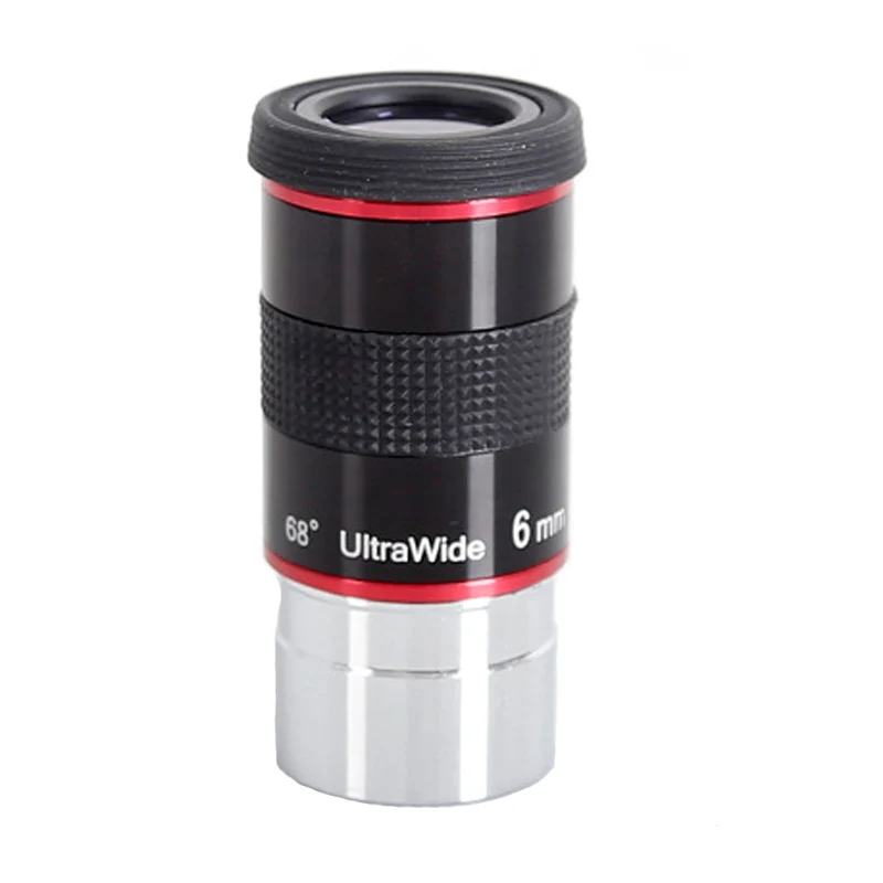 1.25 Inch 68 ° Ultra-wide-angle 6mm Astronomical Telescope Eyepiece