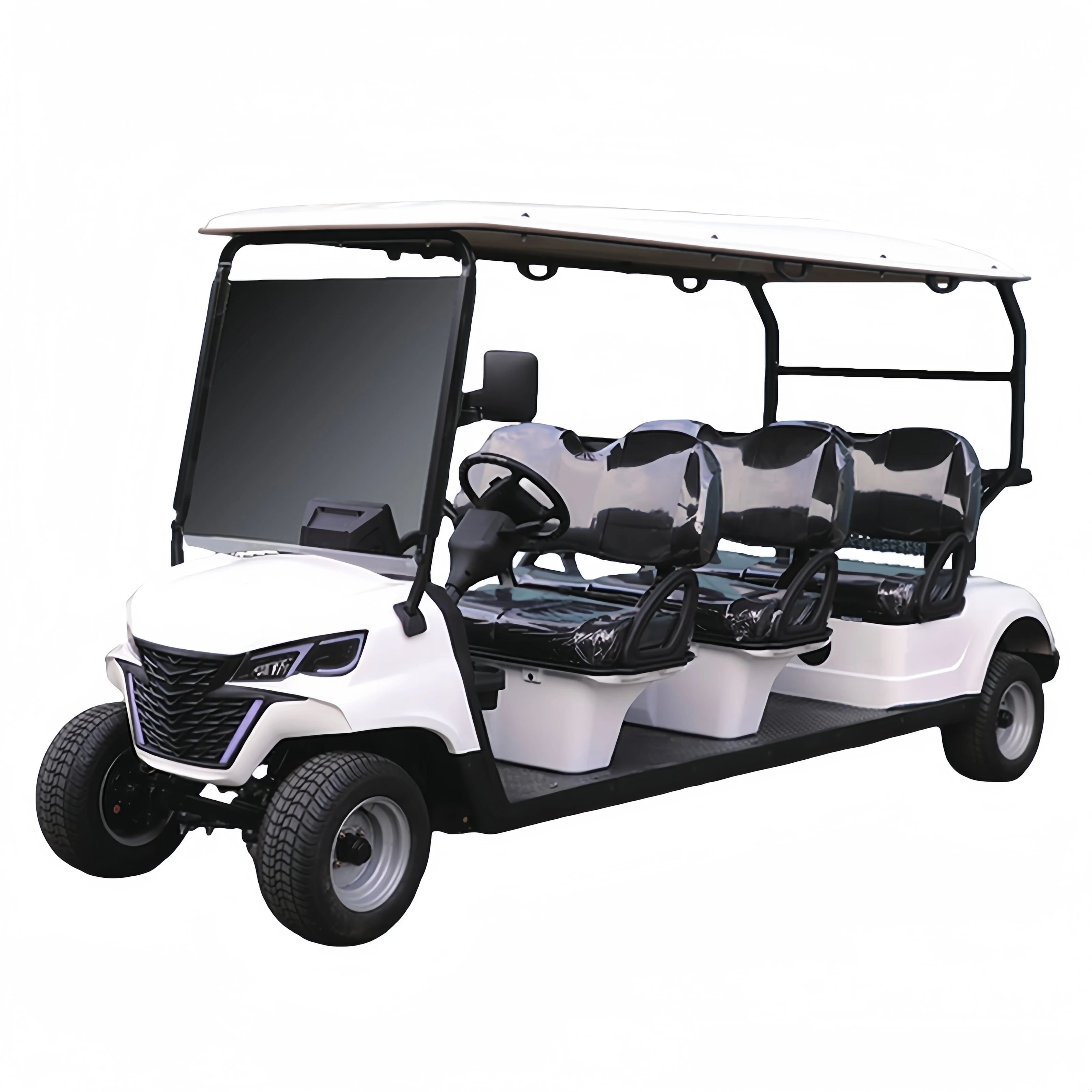 High Quality CE Approved 2+2 Type 4 Seat Off-Road Electric Golf Cart