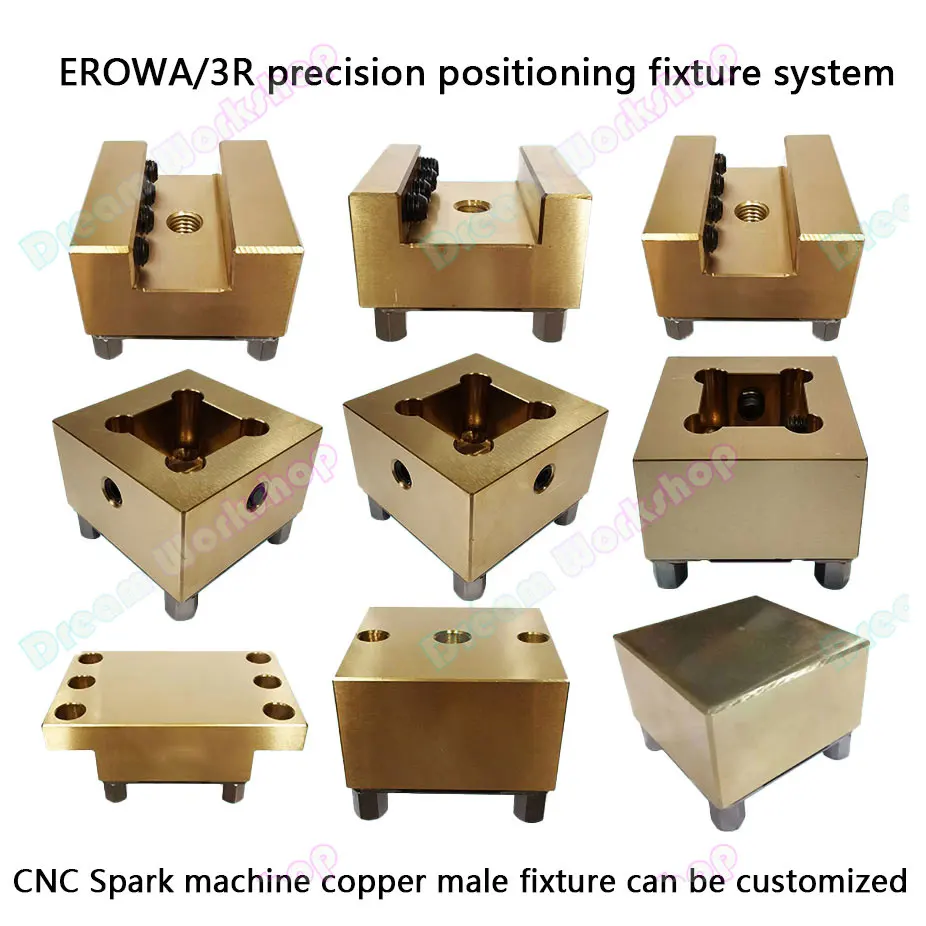 

U20 Slotted Brass Chuck Inova Spark Machine, EDM Electrode, Positioning Fixture, Fine Grinding, CNC Clamping Seat