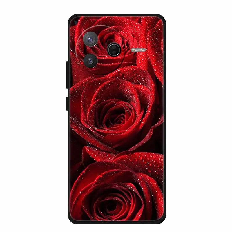 حافظة لهاتف Xiaomi Poco F7 Ultra غطاء خلفي من السيليكون الناعم من مادة البولي يوريثان الحراري لهاتف Poco F7 Ultra 5G غطاء ناعم لطيف حافظات سوداء Funda Poco F7 Ultra #5