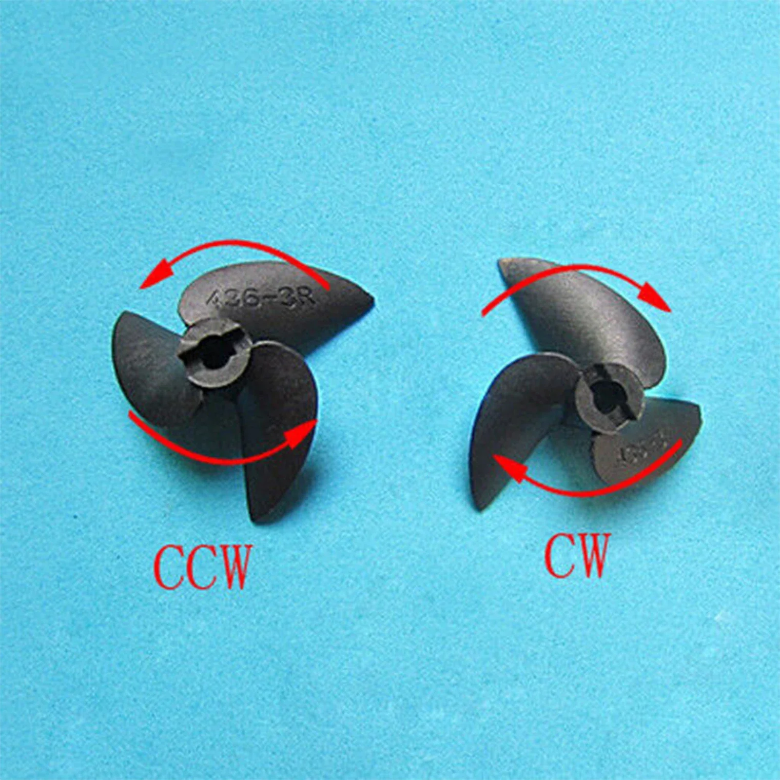 2pc\\set 3 Blades Nylon Propeller 32mm 36mm Pitch 1.4 CW CCW for 3mm 4mm electric Shaft RC Boat good balance and durable