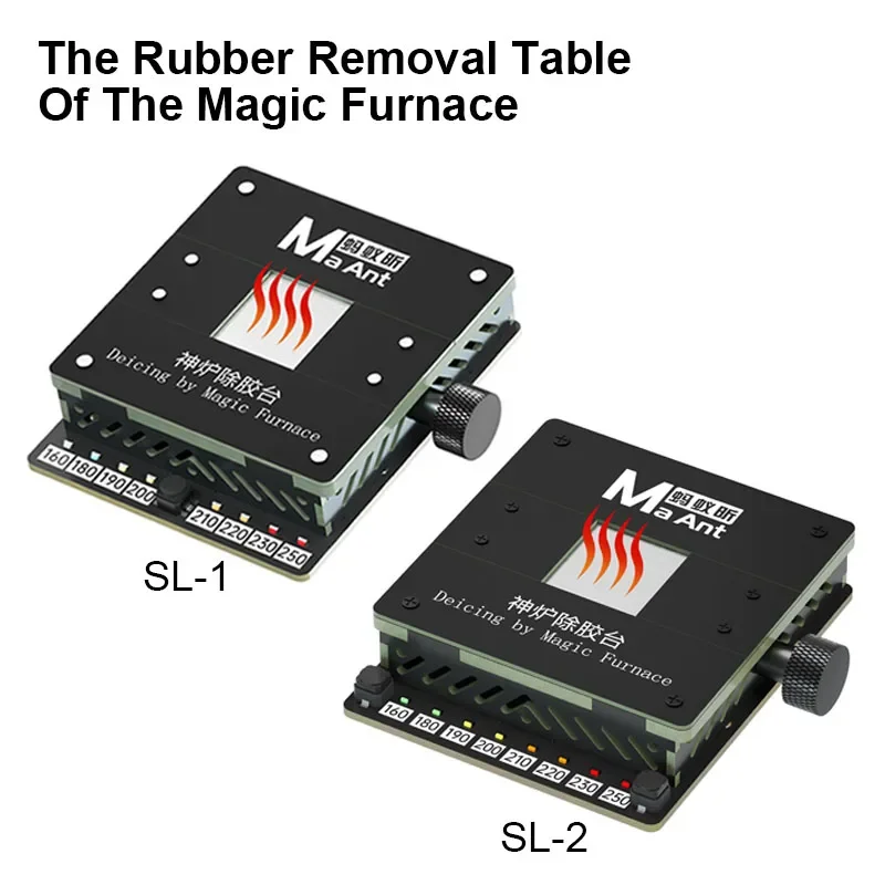 MaAnt SL-2 SL-1 stazione di rimozione della colla telefono PCB scheda madre Chip CPU riparazione CPU piattaforma di riscaldamento stazione di sgommatura