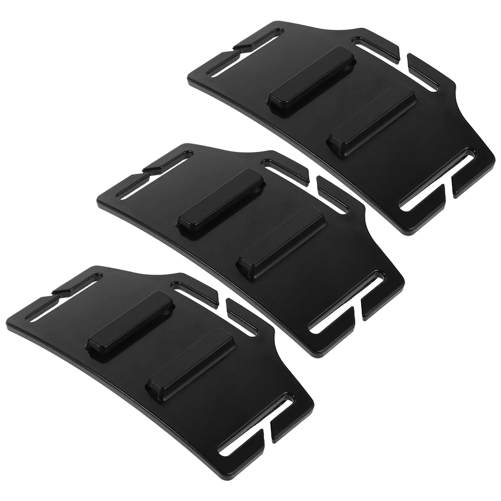 3Pcs Safety Headlight Buckle Stable Grip Hard Hat Headlamp Mount Bracket Anti Slip Silicone Pads for Construction Mining