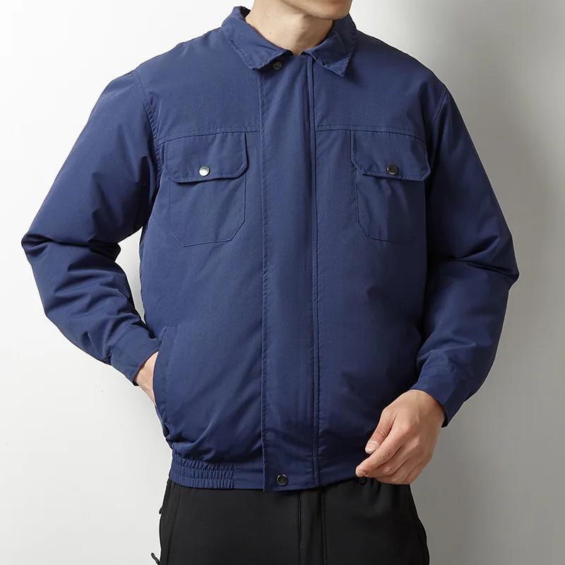 In Stock Double Zipper Fan Clothing Charging Cooling Heat Dissipation Air Conditioning Suit Construction Site Labor Protection J